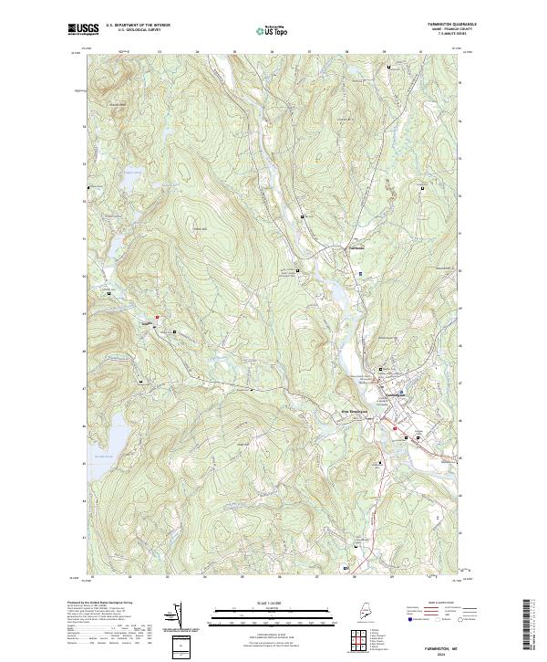 USGS Topographic Map – Farmington