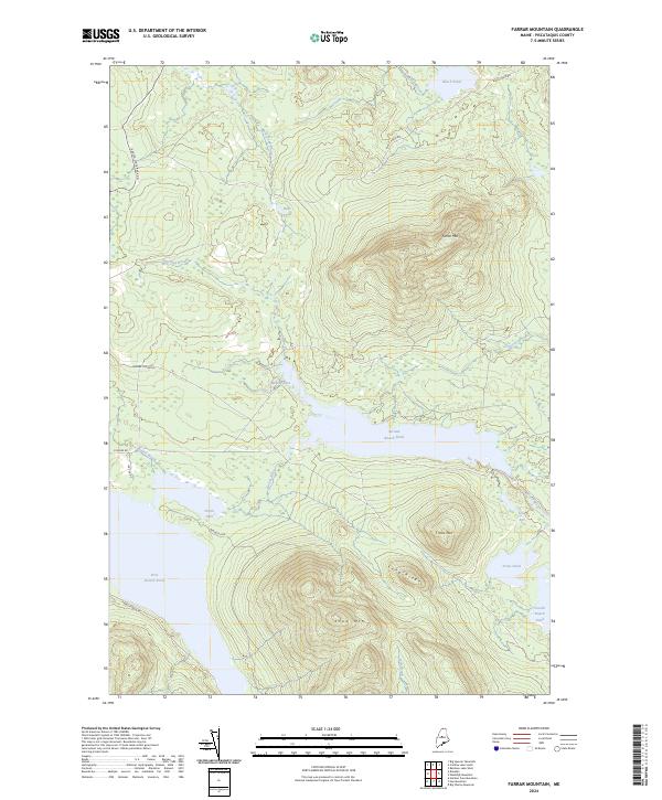 USGS Topographic Map – Farrar Mountain
