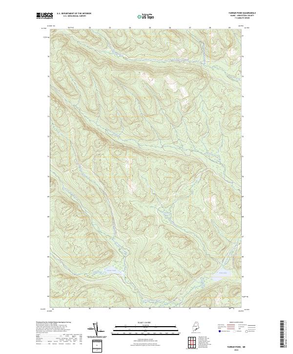 USGS Topographic Map – Farrar Pond