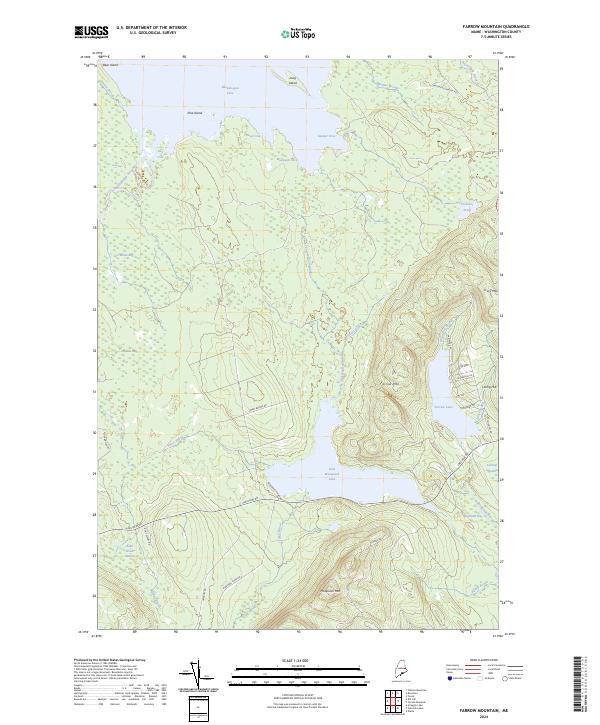 USGS Topographic Map – Farrow Mountain