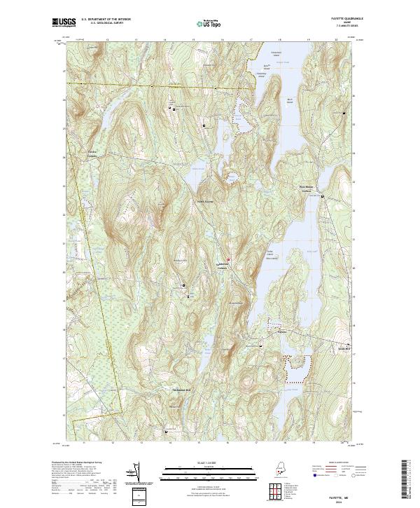 USGS Topographic Map – Fayette