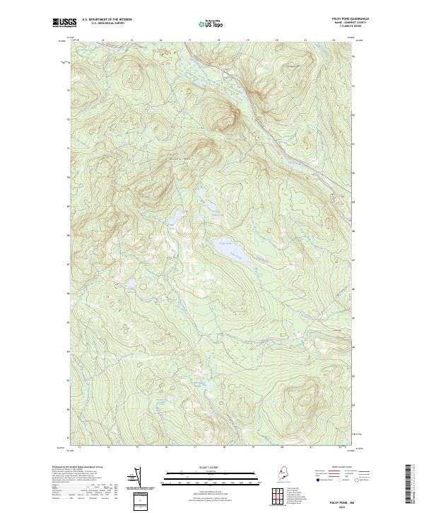 USGS Topographic Map – Foley Pond