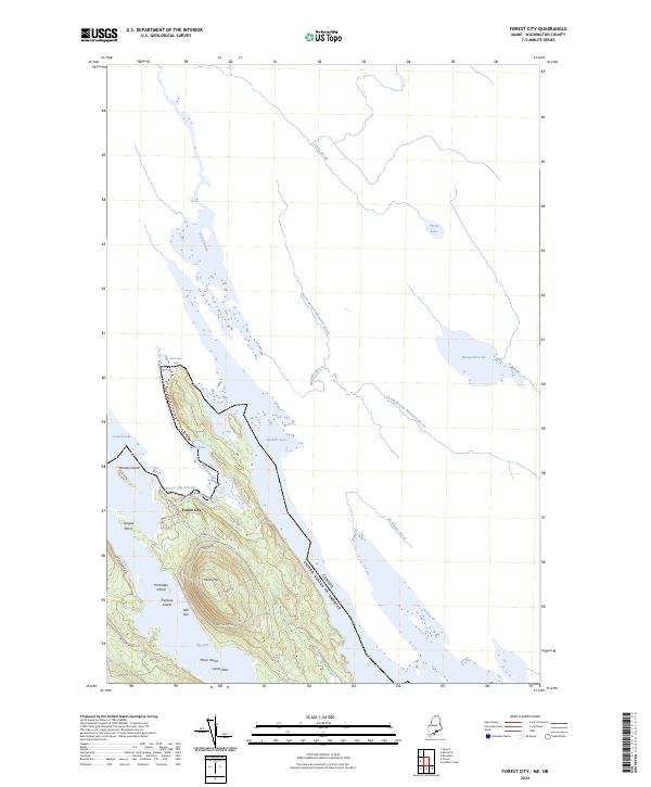 USGS Topographic Map – Forest City