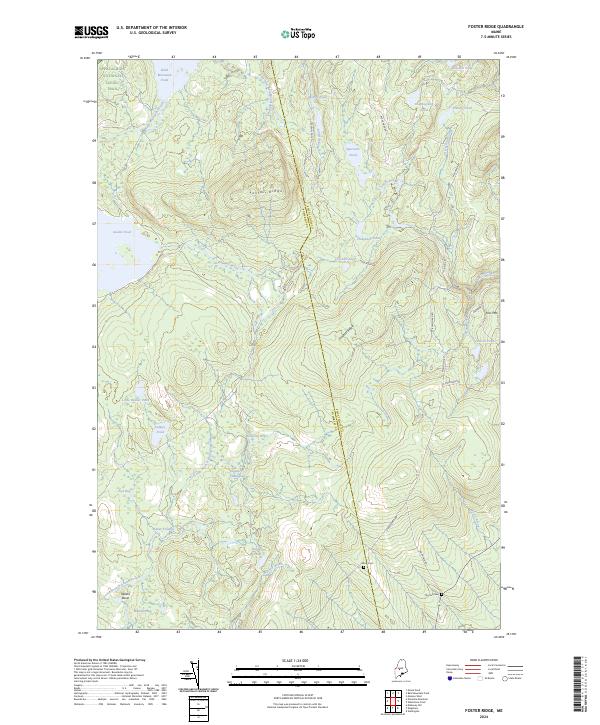 USGS Topographic Map – Foster Ridge