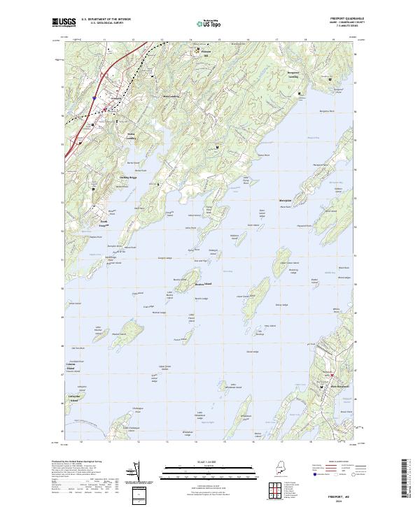 USGS Topographic Map – Freeport