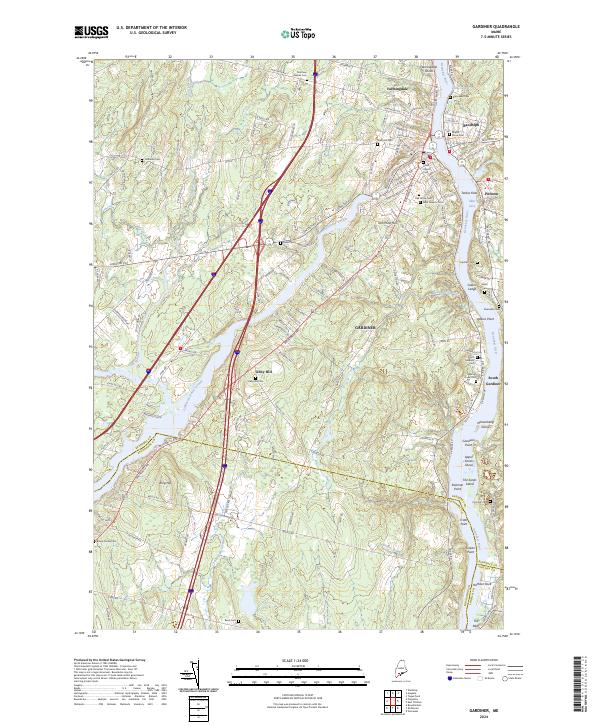 USGS Topographic Map – Gardiner
