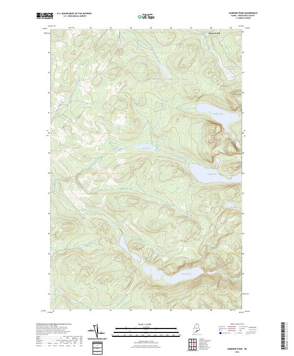 USGS Topographic Map – Gardner Pond