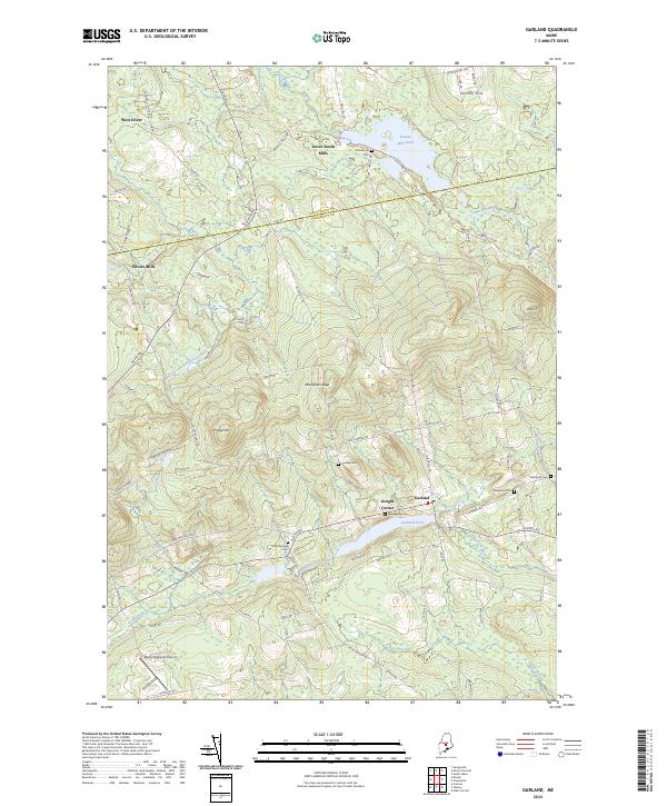 USGS Topographic Map – Garland