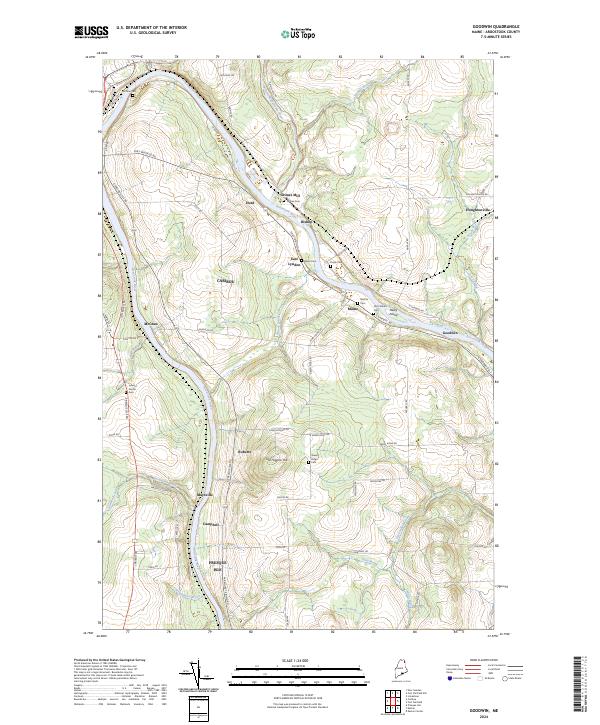 USGS Topographic Map – Goodwin