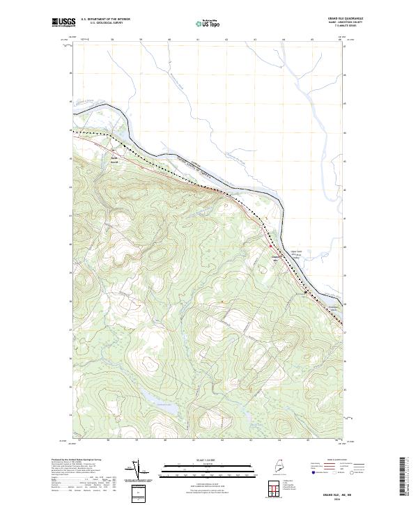 USGS Topographic Map – Grand Isle