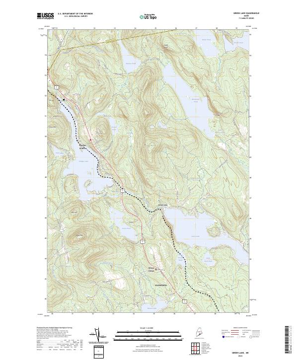 USGS Topographic Map – Green Lake