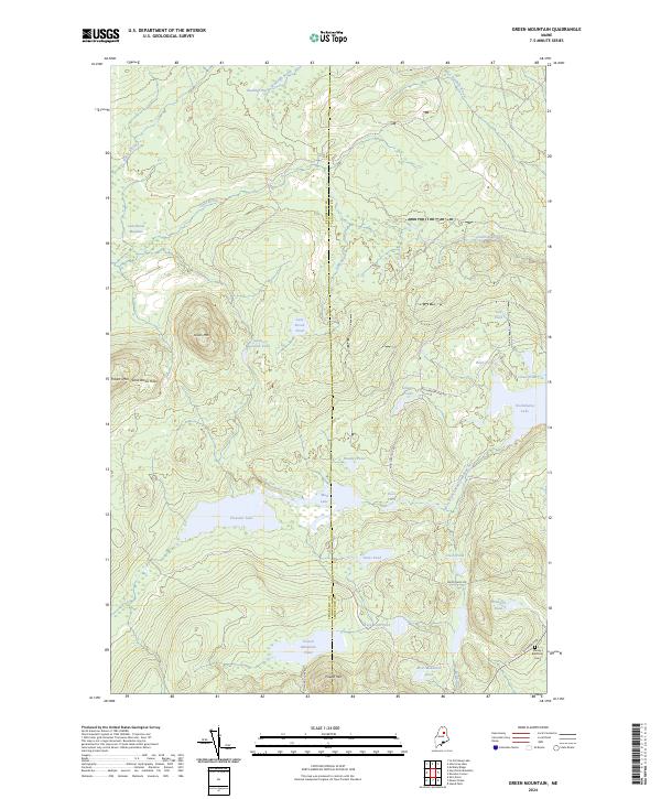 USGS Topographic Map – Green Mountain