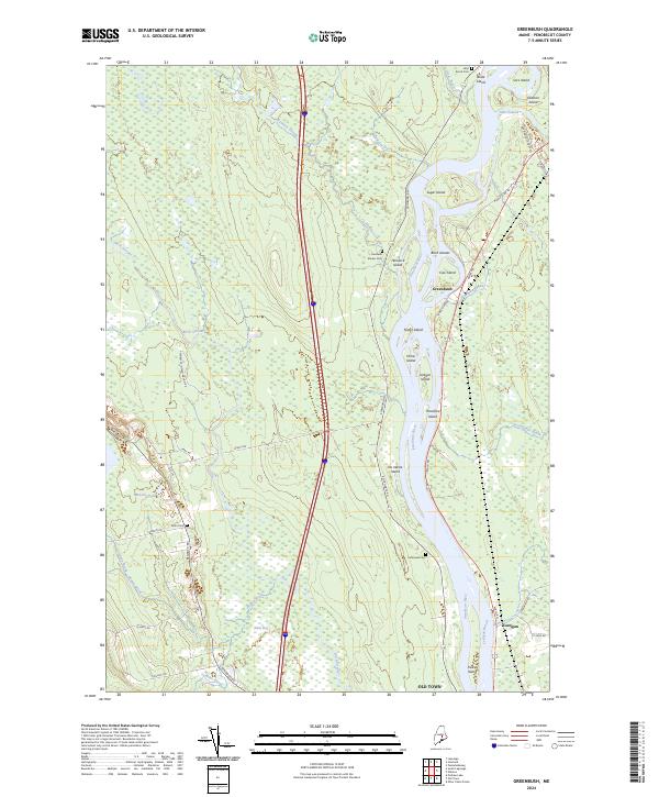 USGS Topographic Map – Greenbush