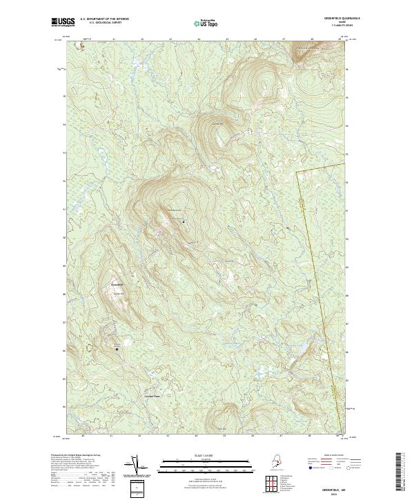 USGS Topographic Map – Greenfield