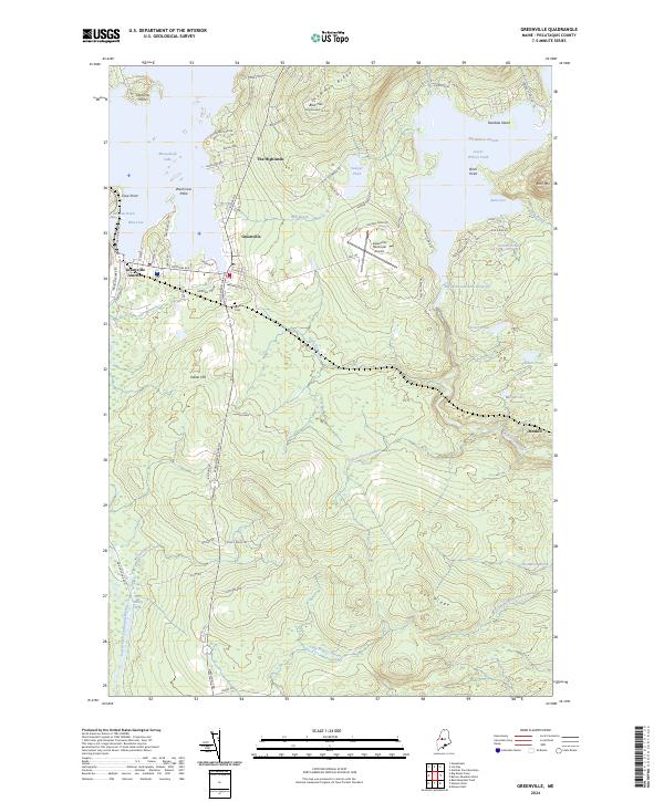USGS Topographic Map – Greenville