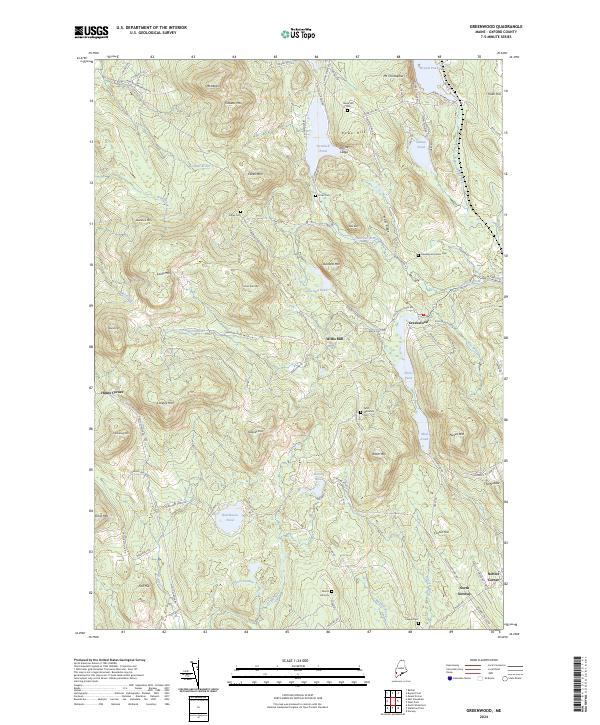 USGS Topographic Map – Greenwood