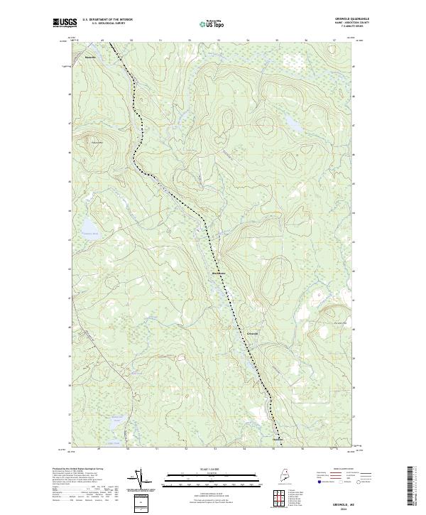 USGS Topographic Map – Griswold