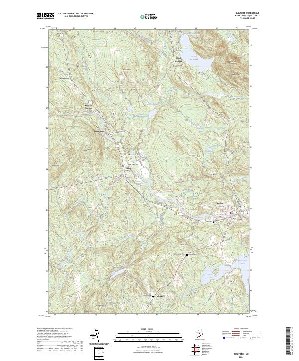 USGS Topographic Map – Guilford