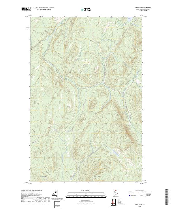 USGS Topographic Map – Hafey Pond