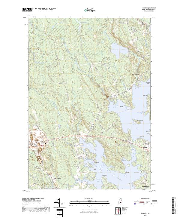 USGS Topographic Map – Hancock