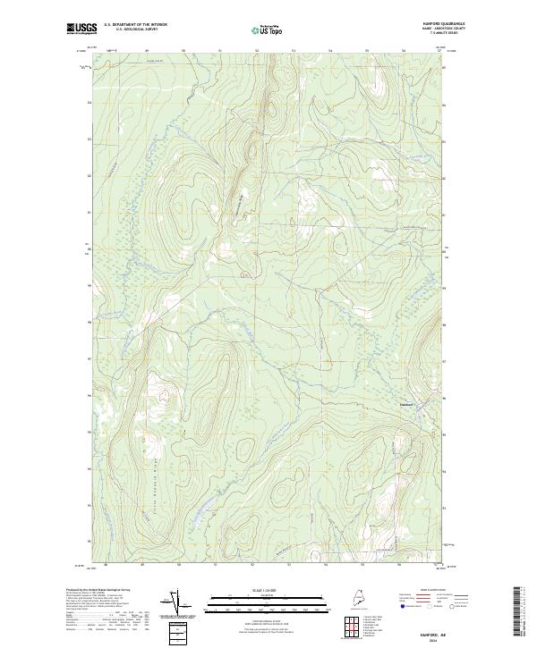 USGS Topographic Map – Hanford