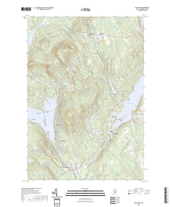 USGS Topographic Map – Hartland