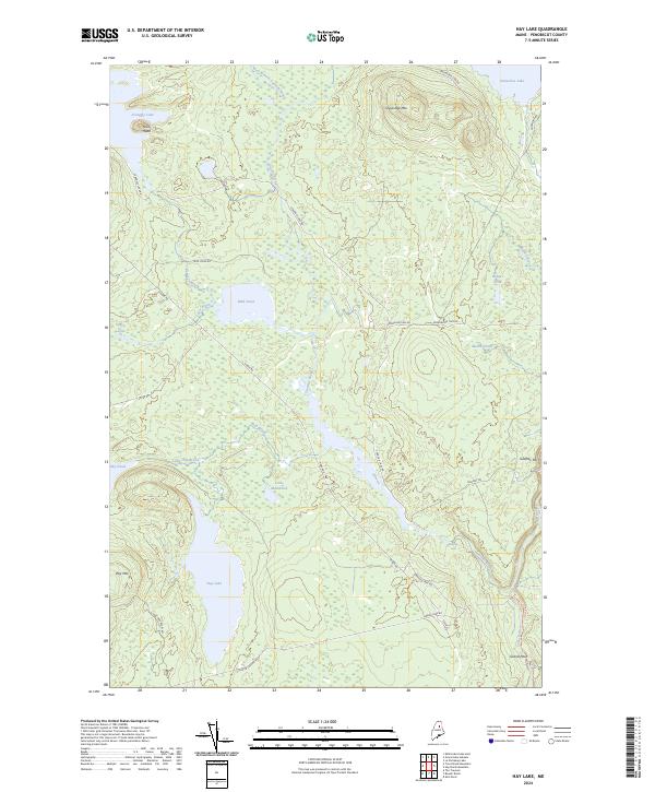 USGS Topographic Map – Hay Lake