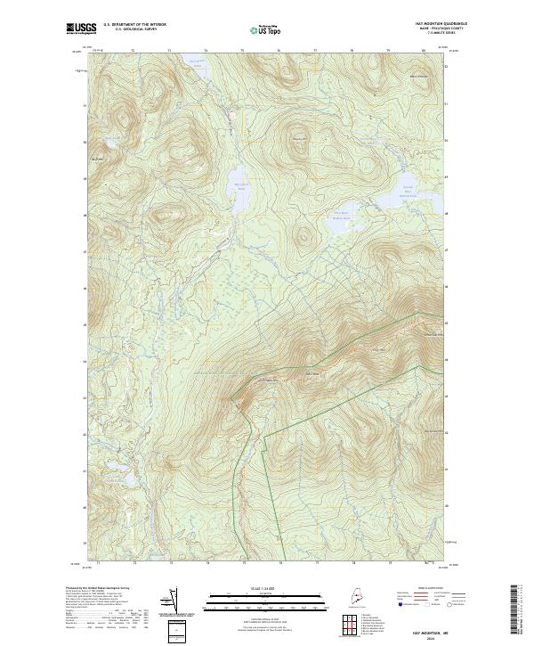 USGS Topographic Map – Hay Mountain