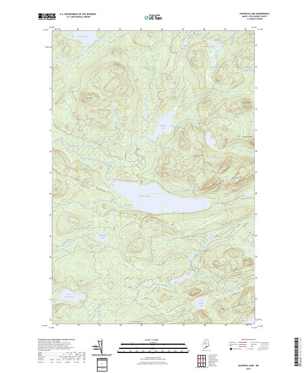 USGS Topographic Map – Haymock Lake