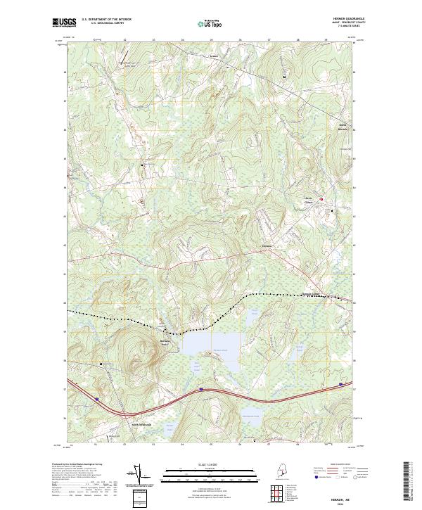 USGS Topographic Map – Hermon