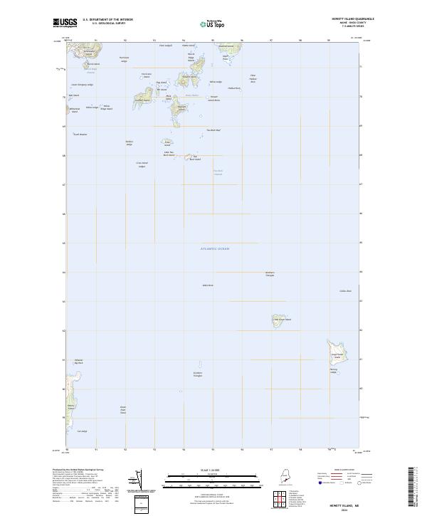 USGS Topographic Map – Hewett Island