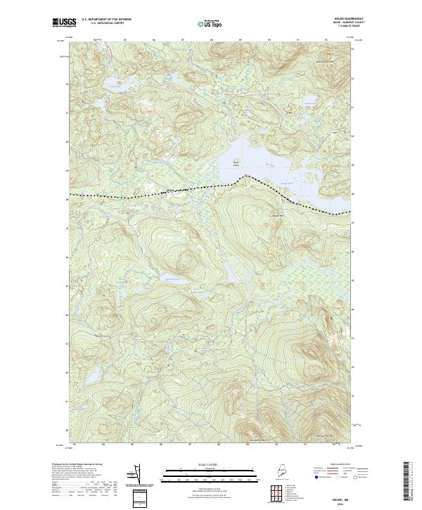 USGS Topographic Map – Holeb