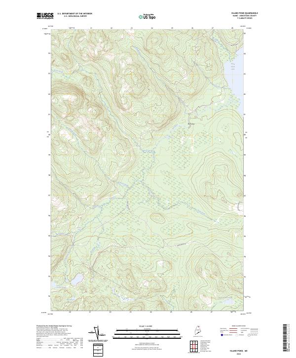 USGS Topographic Map – Island Pond