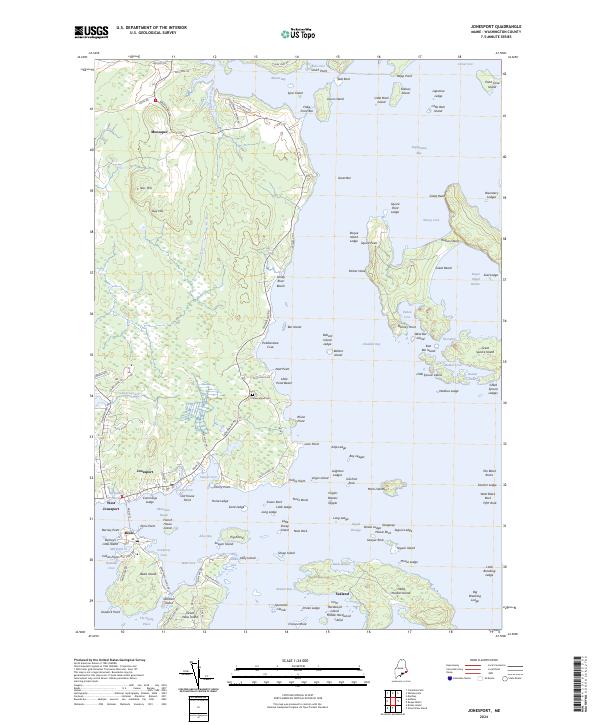 USGS Topographic Map – Jonesport