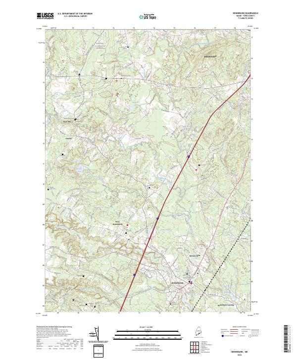 USGS Topographic Map – Kennebunk