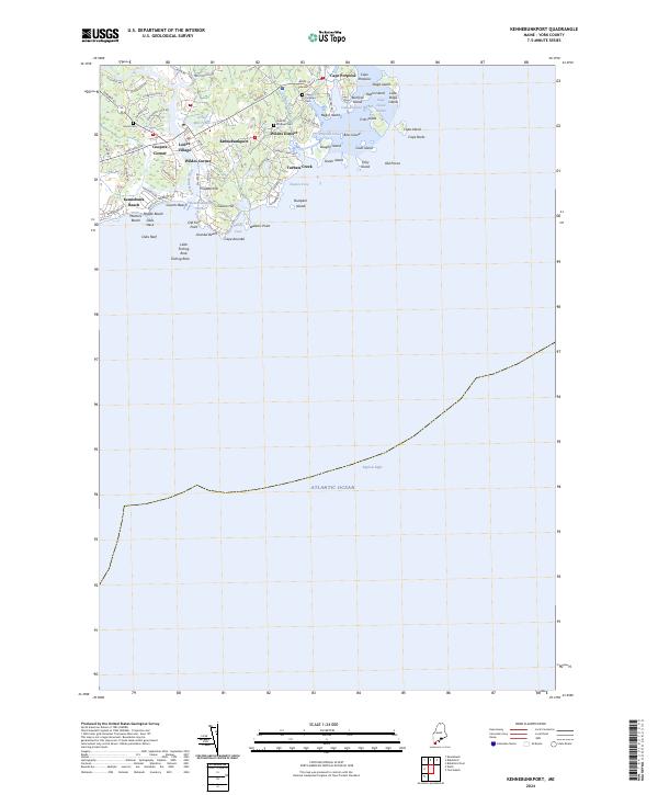 USGS Topographic Map – Kennebunkport