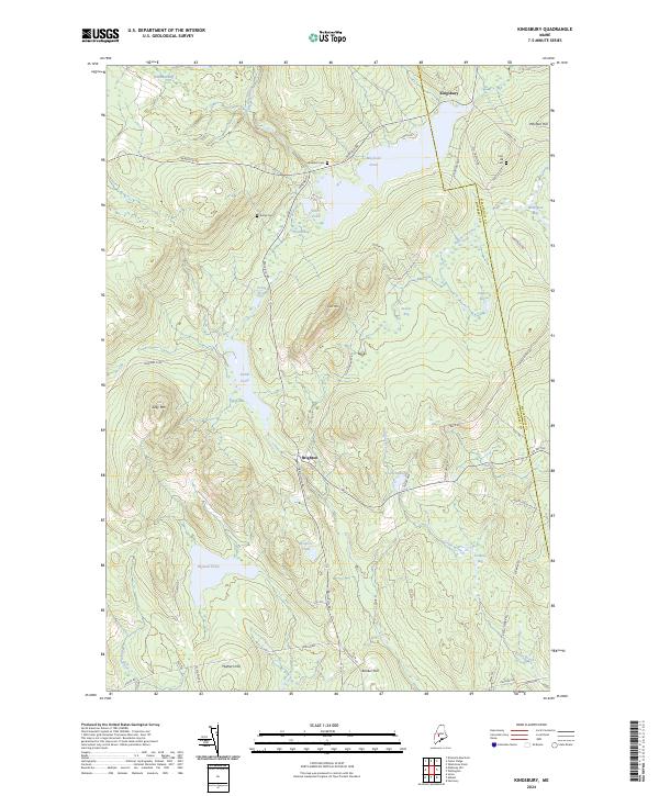 USGS Topographic Map – Kingsbury