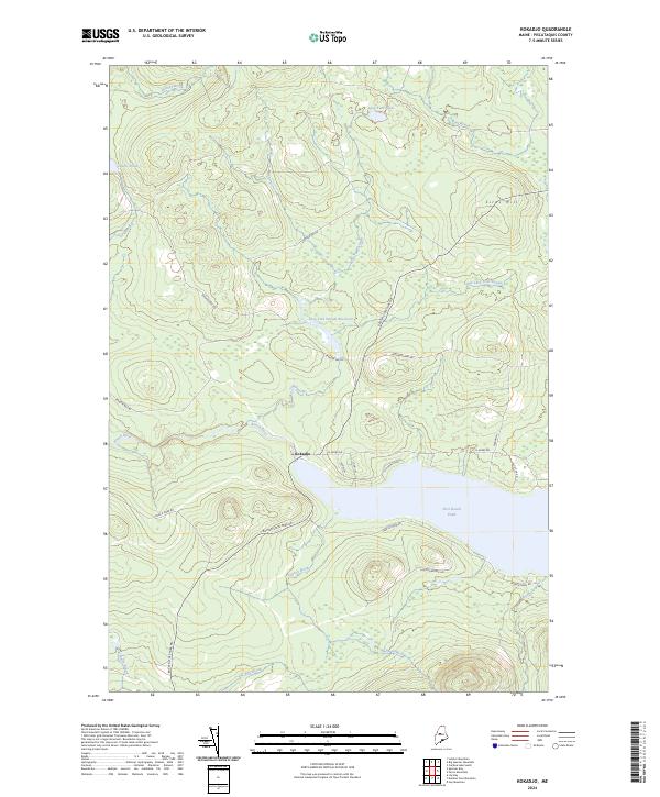 USGS Topographic Map – Kokadjo