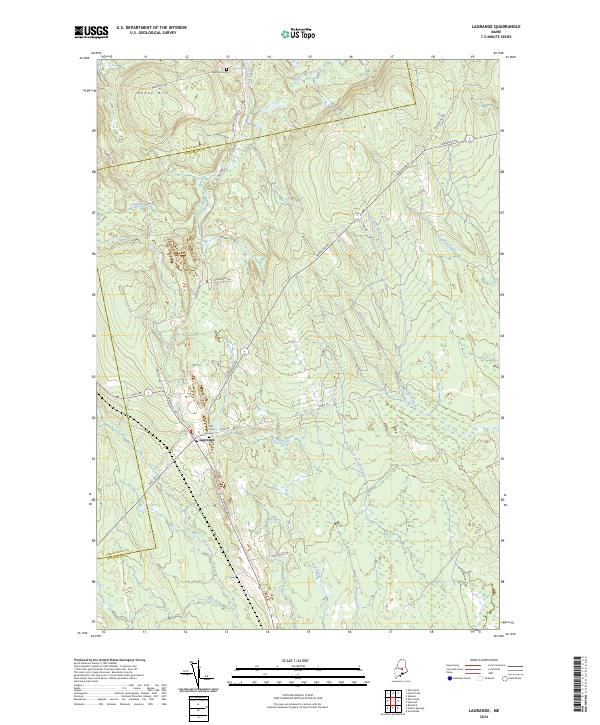 USGS Topographic Map – Lagrange