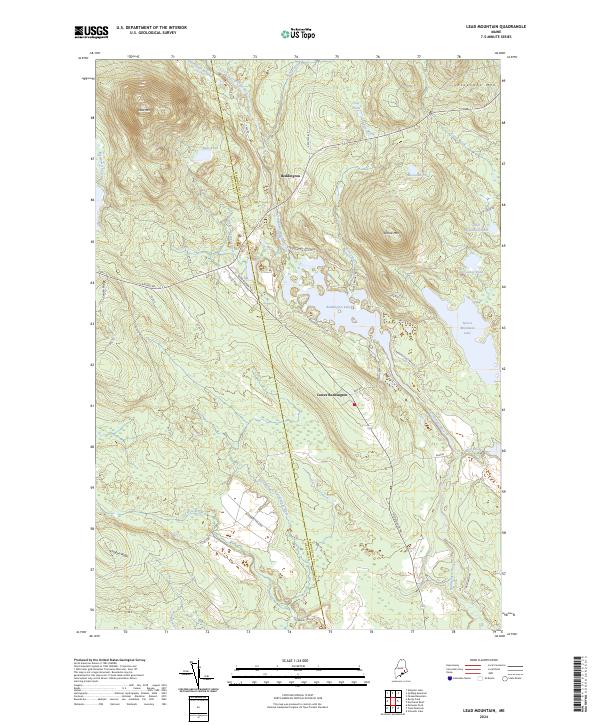 USGS Topographic Map – Lead Mountain