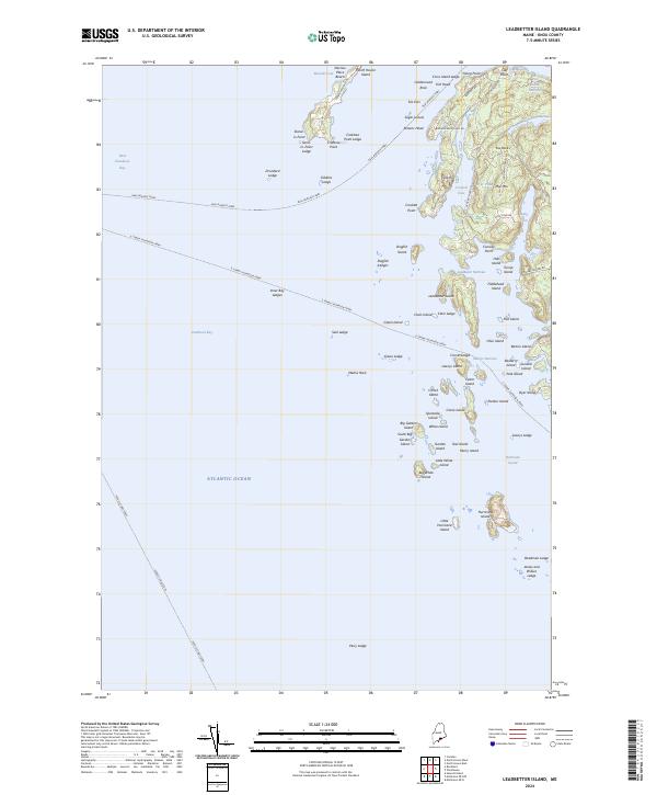 USGS Topographic Map – Leadbetter Island