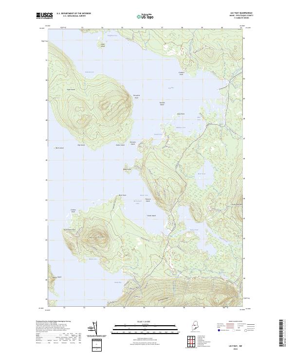 USGS Topographic Map – Lily Bay