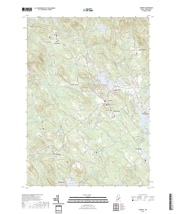 USGS Topographic Map – Limerick