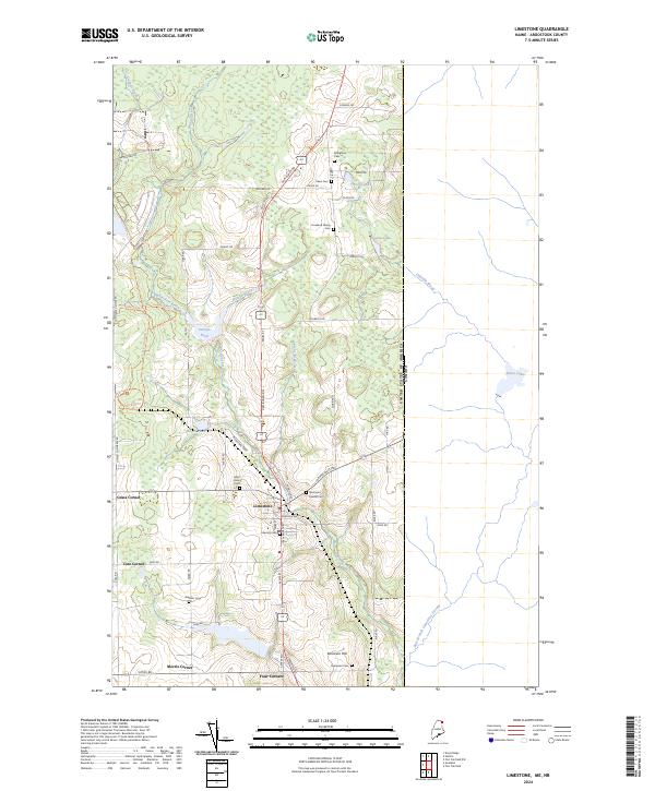 USGS Topographic Map – Limestone