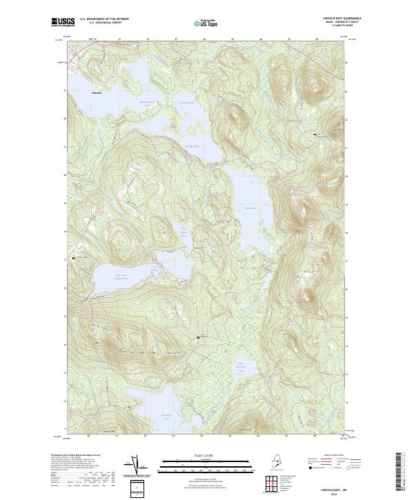 USGS Topographic Map – Lincoln East