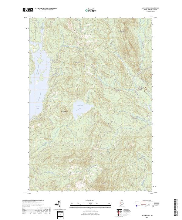 USGS Topographic Map – Lincoln Pond