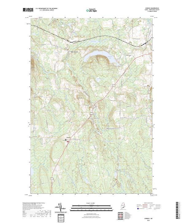 USGS Topographic Map – Linneus