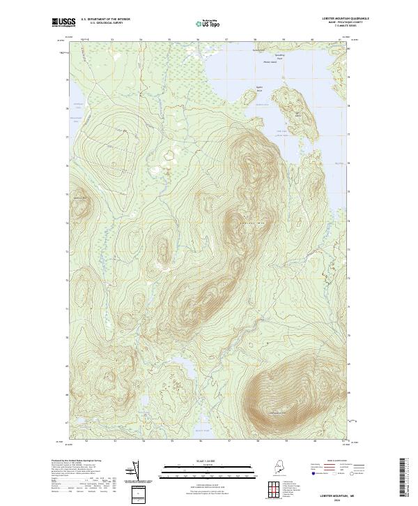 USGS Topographic Map – Lobster Mountain