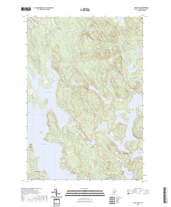 USGS Topographic Map – Long Lake