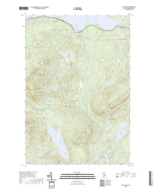 USGS Topographic Map – Long Pond